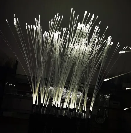 Fiber Optic Flower Reed Lights - New Garden Yard Park Decoration