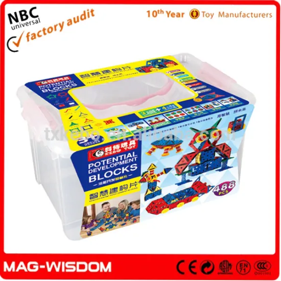 2016 Mag-Wisdom Magic Potential Development Building Blocks for Toys 488pcs Set
