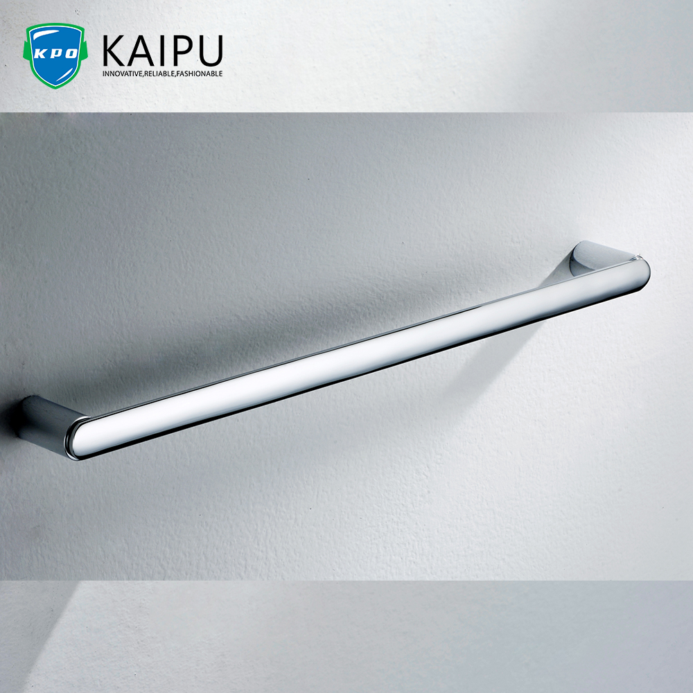 Bathroom single towel bar