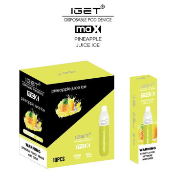 Original Iget Max 2300Puffs Disposable Vape In Stock