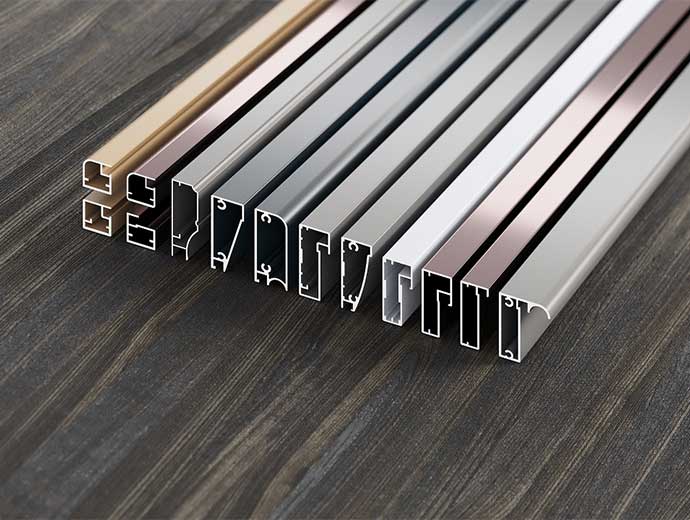 Aluminium Frames for Kitchen Cabinets