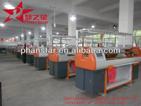 machines for the sweaters used double system