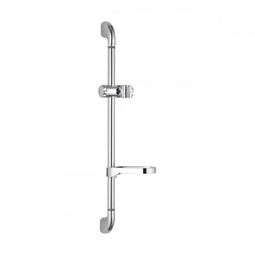 Chromed SS Adjustable Height sliding shower bar set