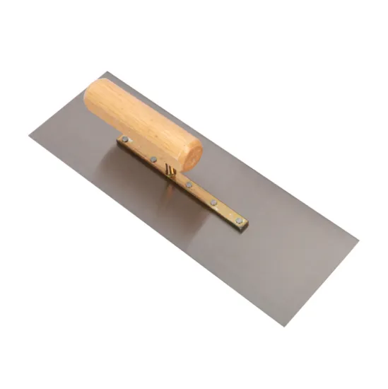 Professional Zhixin Blade Bricklayer Concrete Plastering Trowel with Stainless Steel and Wooden Handle