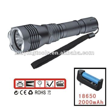 C8 T6 long range led flashlight with direct charging