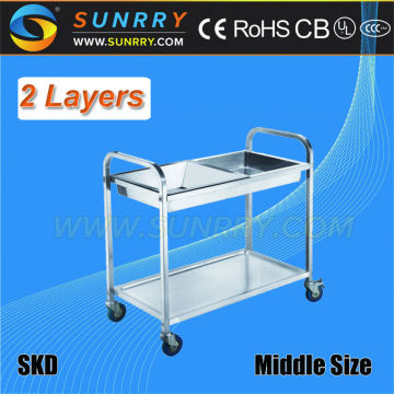 2015 New Style Handle For Trolley Push Cart And Restaurant Service Trolley