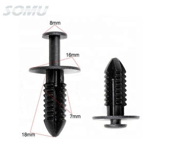 7mm Hole Plastic Rivets Fasteners for Cars