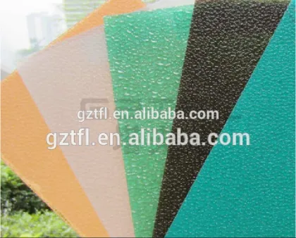 Sun Sheets & PC Embossed Sheets Type polycarbonate solid sheet