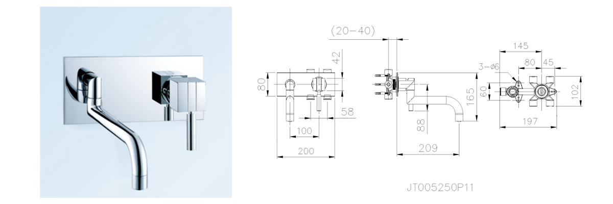 laundry brass faucet