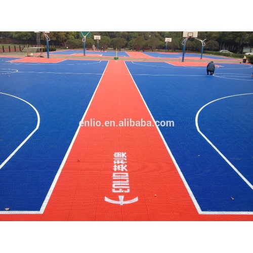 ubin lapangan basket interlock outdoor