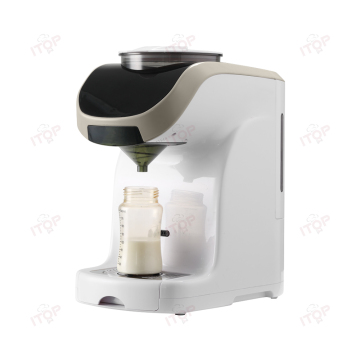 Dispenser formula bayi automatik dengan kawalan aplikasi, paparan, dan teknologi ML
