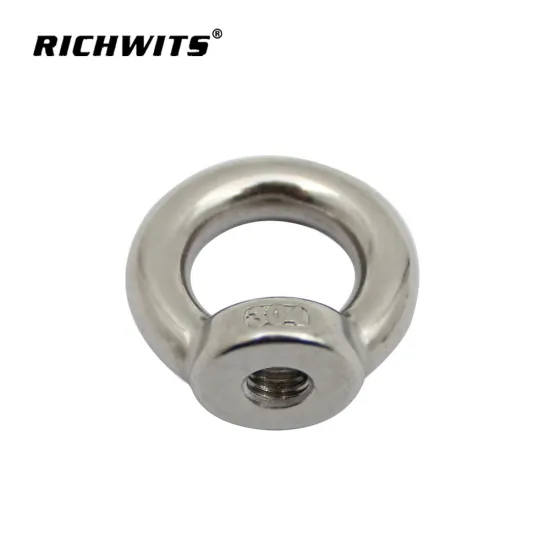 Stainless Steel 304/316 Lifting Eye Nuts DIN582 Steel Forged Ring Nut Anchor Lifting Eye Nuts