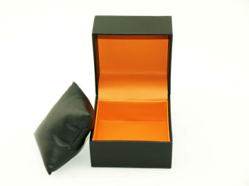 leather box hinge for mens watch package