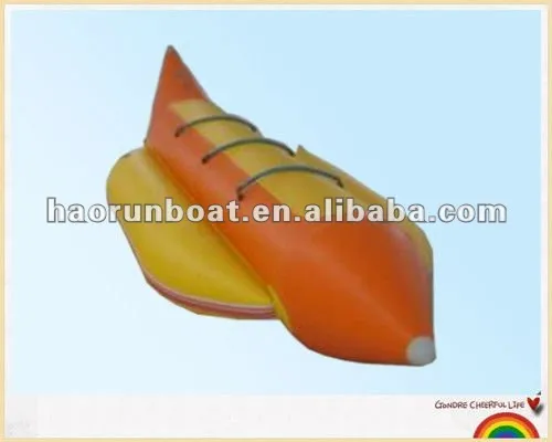 PVC/Hyplon matrial leisure banana Inflatable boat