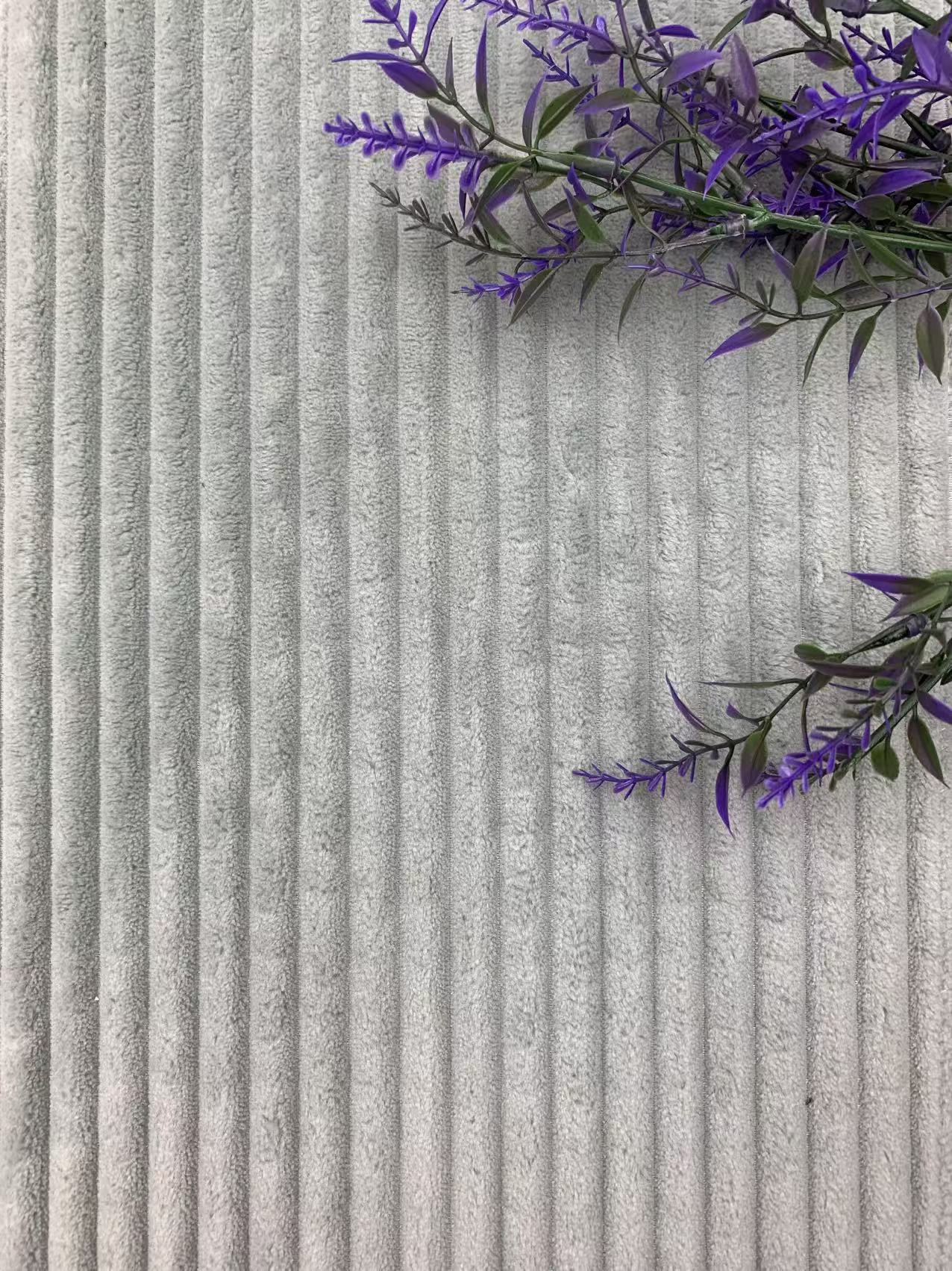 Soft Ribbed Corduroy Fabric for Sofa Upholstery
