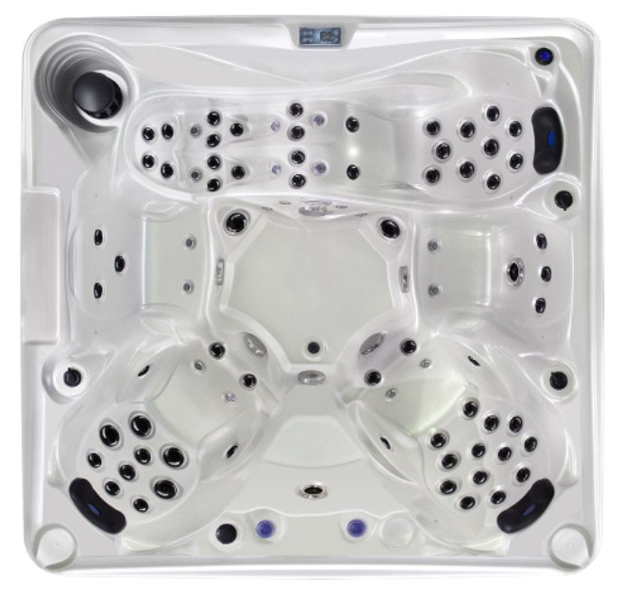 Ariel Whirlpool Tub Aquaspring SPAs Outdoor Spa New 5 شخص