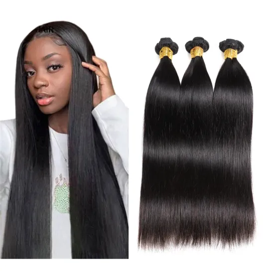 Raw Cambodian Silky Straight Virgin Hair Weave Wholesale Vendor Cambodian Hair Unprocessed Cuticle Aligned Hair Bundles