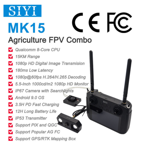 SIYI MK15 AG FPV Elden Taşınır Akıllı Denetleyici