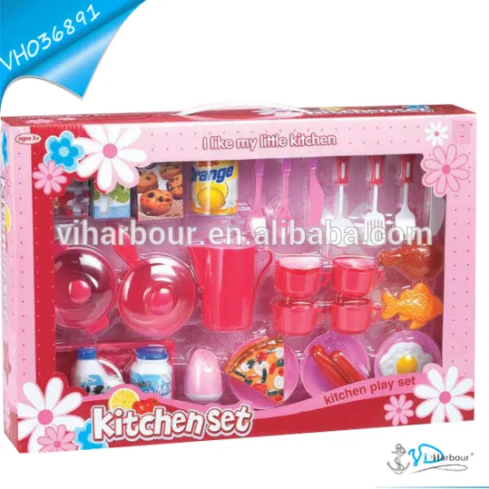 Colorful Kid Toy Plastic Dinner Set Tableware