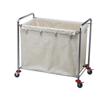 2024 Top Selling Commercial Laundry Carts on Wheels for Hotels & Hospitals - Dimensions 68x64x102cm