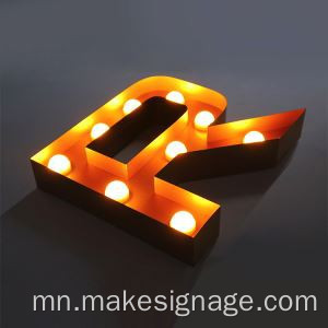 Marquee LED сувгийн захидал