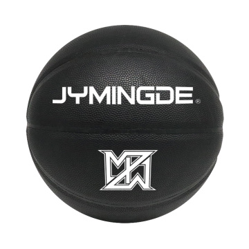 Aangepaste zwarte lederen indoor basketbalprijs