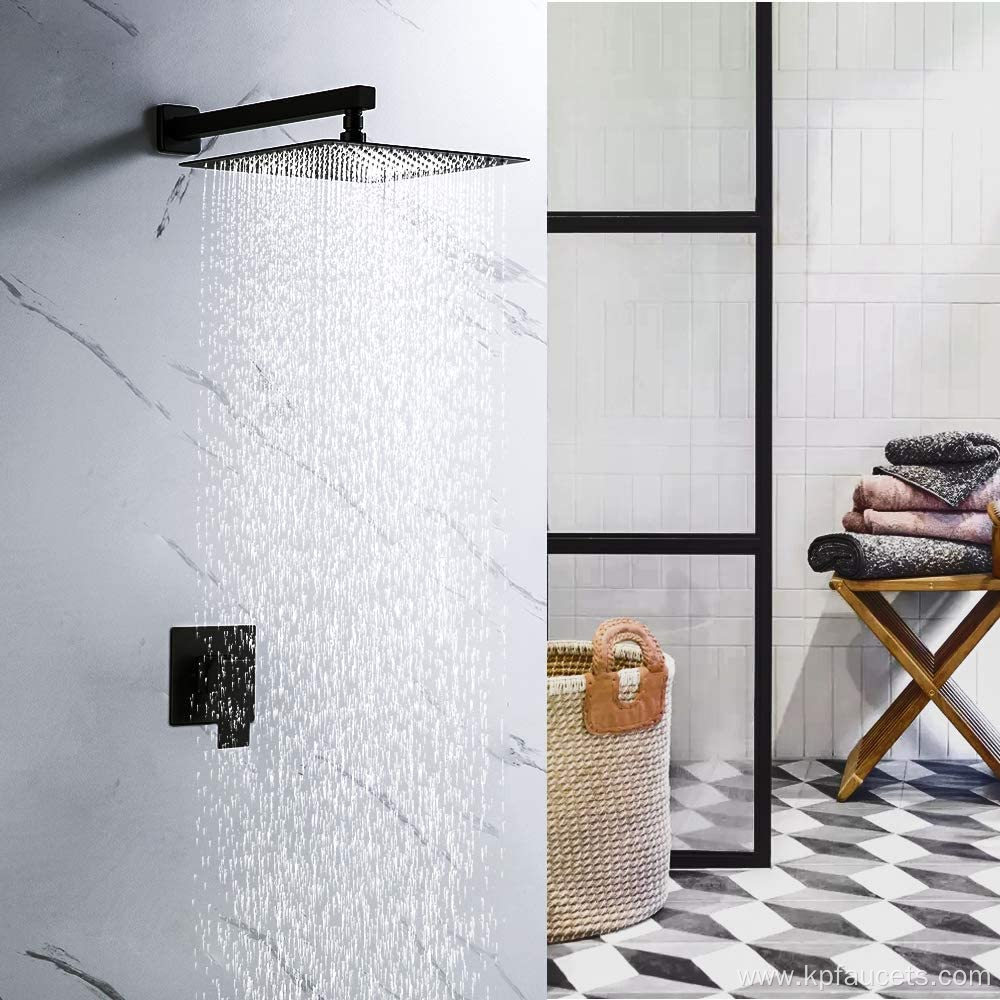 Square Wall Mounted Concealed Shower Set