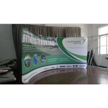 10Ft Aluminum Stand Curved Tension Fabric Displays