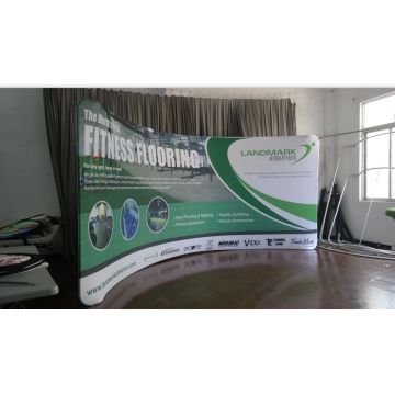 10Ft Aluminum Stand Curved Tension Fabric Displays