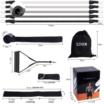 Set di bande di resistenza 11pcs di allenamento da 200 lities