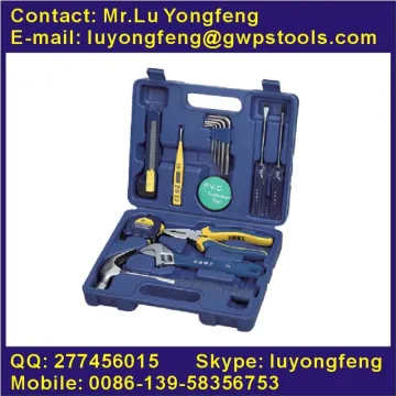 15 pcs DIY tool kit in blow case for home improvement use