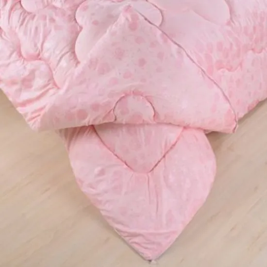 Pink pearl print 100% polyester fabric for quilt