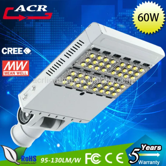 meanwell driver led street light 60w cree chip
