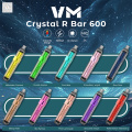 Crystal R Bar Cigarrillos electrónicos 600 Puff