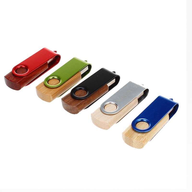 Multicolor Metal Gỗ 8GB 16GB USB Flash Drive