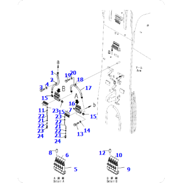 Excavator PC200-11 Injector Assembly 21T-68-42830