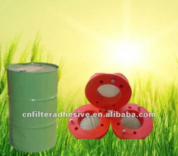 Heavy duty air filter adhesive