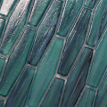 Piastrelle del backsplash del mosaico di vetro della forma del diamante