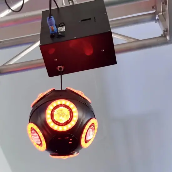 Factory Supply DMX Kinetic LED Lifting Football Beam Light for Stage Lighting and Disco Bars