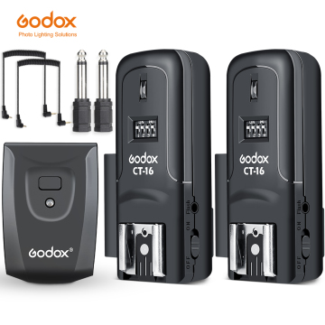 Godox CT-16 16 κανάλια ασύρματο πομπό ραδιοσυχνότητας Flash Trigger + 2x Set Set για το Canon Nikon Pentax Studio Speedlite Flash "Ωστόσο, για έναν πιο συνοπτικό και φιλικό προς το SEO τίτλο, μπορείτε να εξετάσετε:" Godox CT-16 Ασύρματο Flash Tr