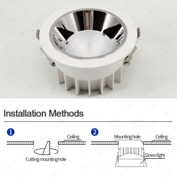 Foco de techo redondo con arandela de pared al por mayor OEM Downlight