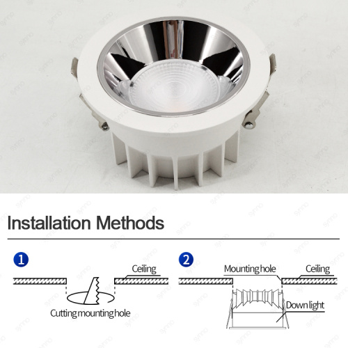 OEM nagykereskedelmi fal mosógép downlight kerek mennyezeti reflektorfény