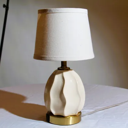 American ceramic bedside lamp