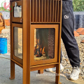 Corten Steel Outdoor Stove and Pizza Oven: Wood-Burning Hot Sale Product