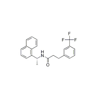 Cinacalcet 중간체 N - ((R) -1- (나프탈렌 -1- 일) 에틸) -3- (3- (트리 플루오로 메틸) 페닐) 프로판 아미드 CAS 1005450-55-4