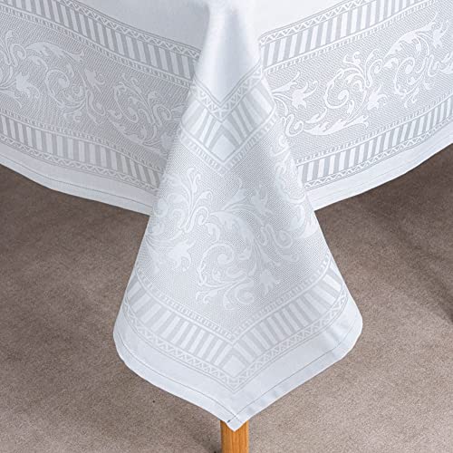 grey flower tablecloth2