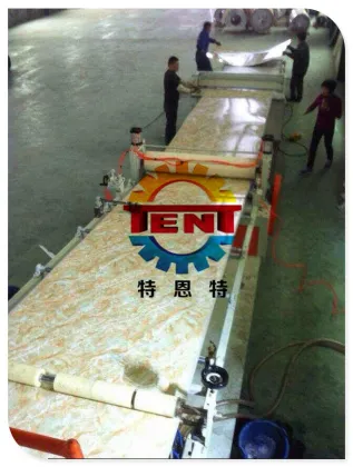 PVC artificial marble/imitation stone board machine/PVC artificial marble panel machinery