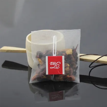 Transparent Nylon Pyramid Tea Bags for Herbal Teas - New Design