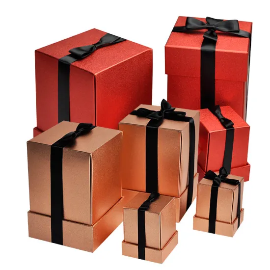 Chirsmas gift packaging set paper boxes