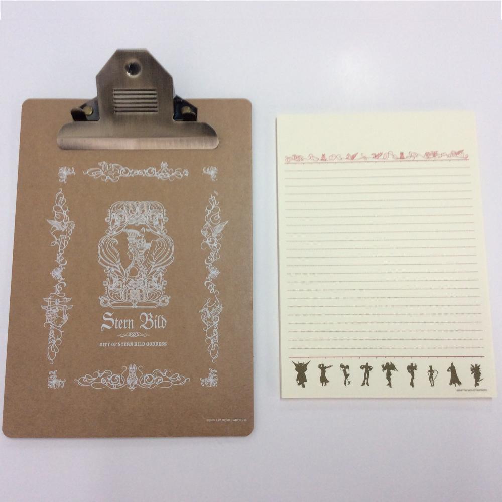 western retro calendar writing paper set